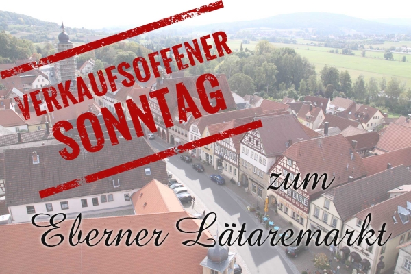 verkaufsoffener Sonntag mit Markttreiben