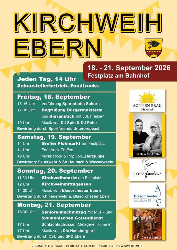 Eberner Kirchweih 2026