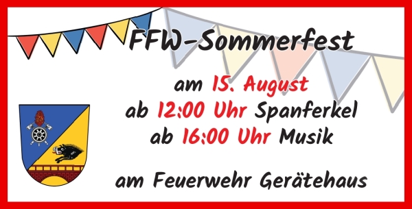 Sommerfest bei der FFW Ebern
