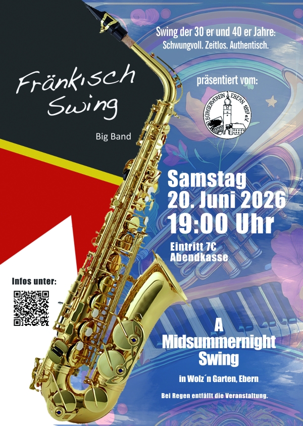 "A Midsummernight Swing" im Eberner Wolz&acute;n Garten