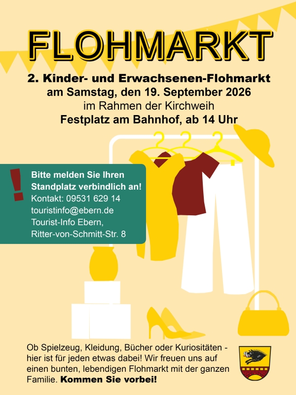 Flohmarkt in Ebern - f&uuml;r Jung und Alt