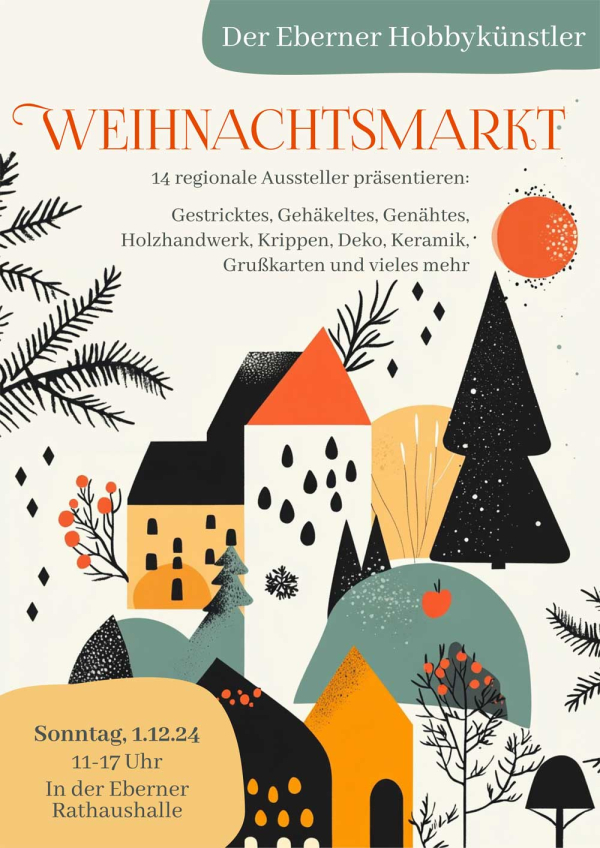 Hobbykünstlermarkt am Eberner Weihnachtsmarkt