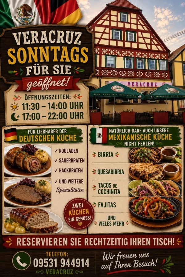 Veracruz &ndash; Sonntags auch mittags ge&ouml;ffnet!
